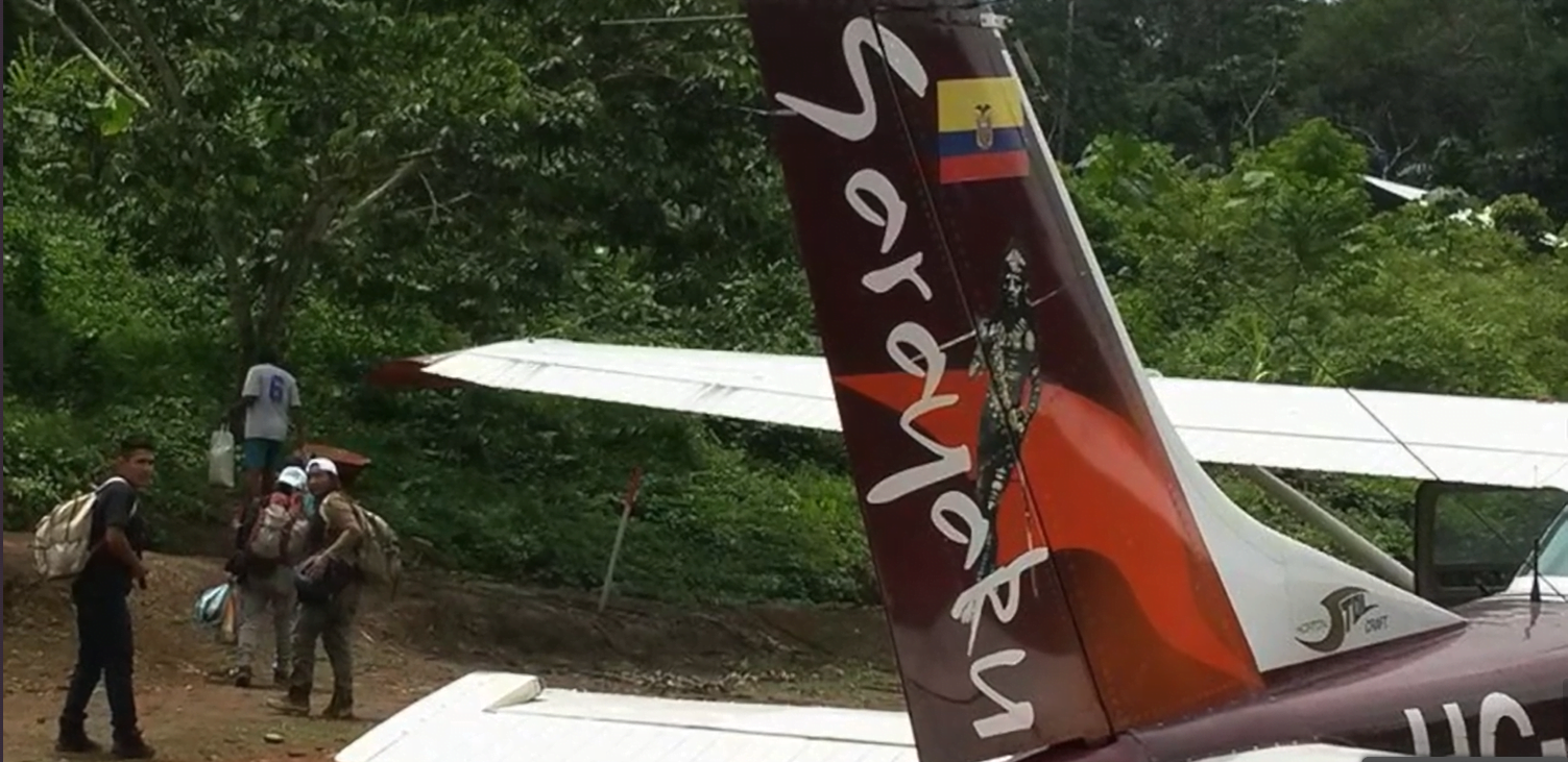 Aero Sarayaku. Empresa de transporte aéreo en la amazonía de Ecuador
